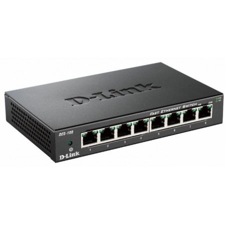 SWITCH D-LINK 8 PORTS 10/100