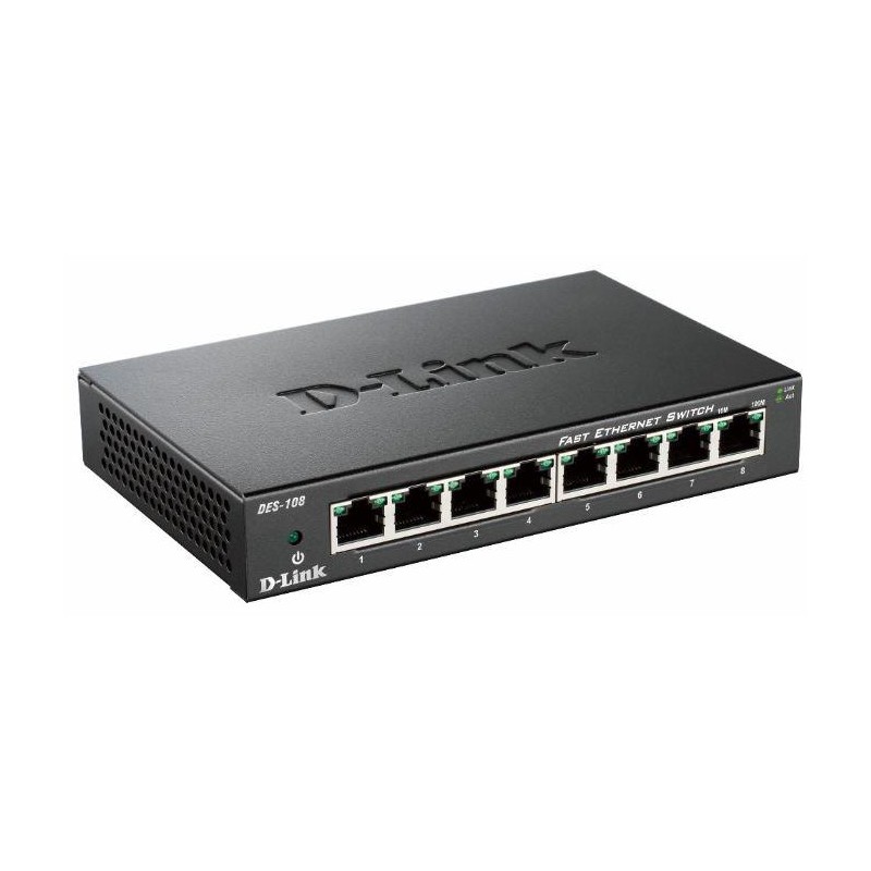SWITCH D-LINK 8 PORTS 10/100