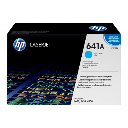 TONER HP N° 641A CYAN 8000 PAGES