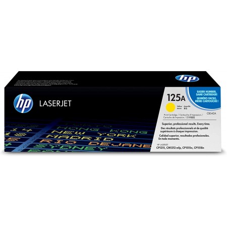 TONER HP N° 125A JAUNE CP1215 1400 PAGES