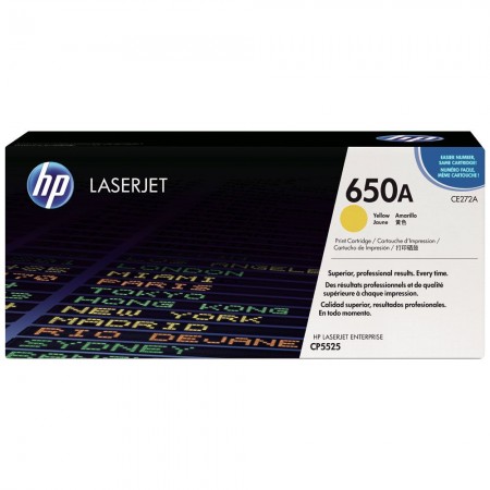 TONER HP N° 650A JAUNE...