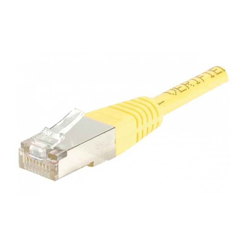 CORDON PATCH RJ45 FTP CAT6 1m JAUNE