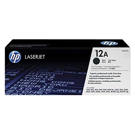 TONER HP N° 12A BLACK 2000 PAGES