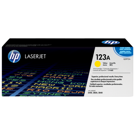 TONER HP N° 123A JAUNE 2000 PAGES