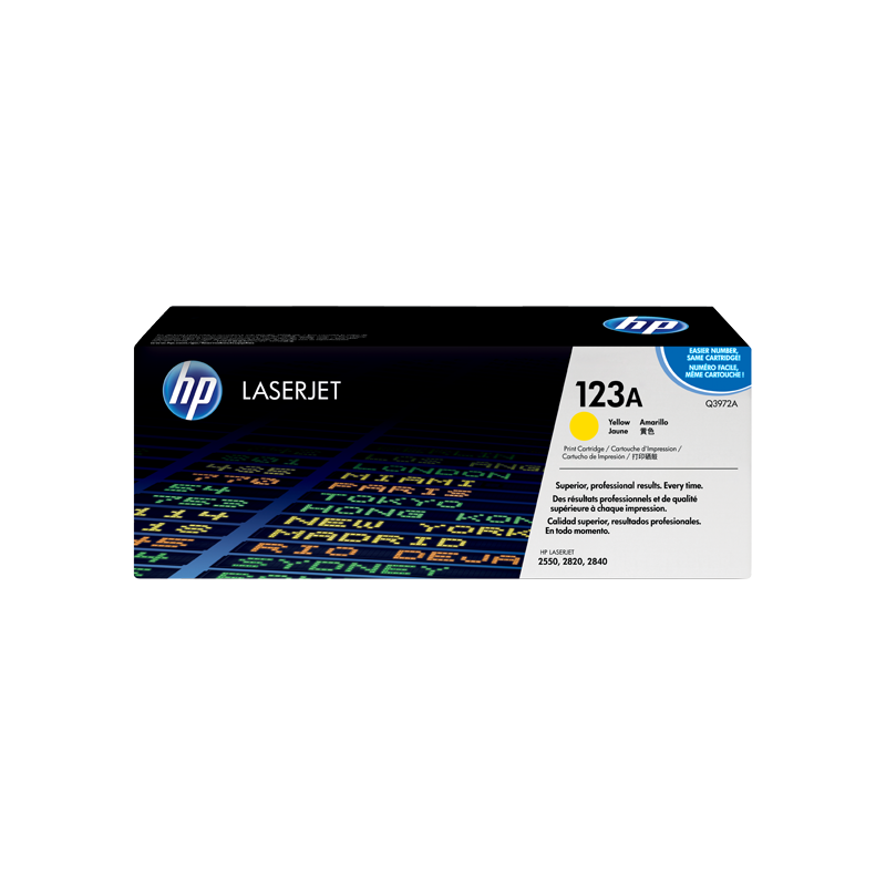 TONER HP N° 123A JAUNE 2000 PAGES