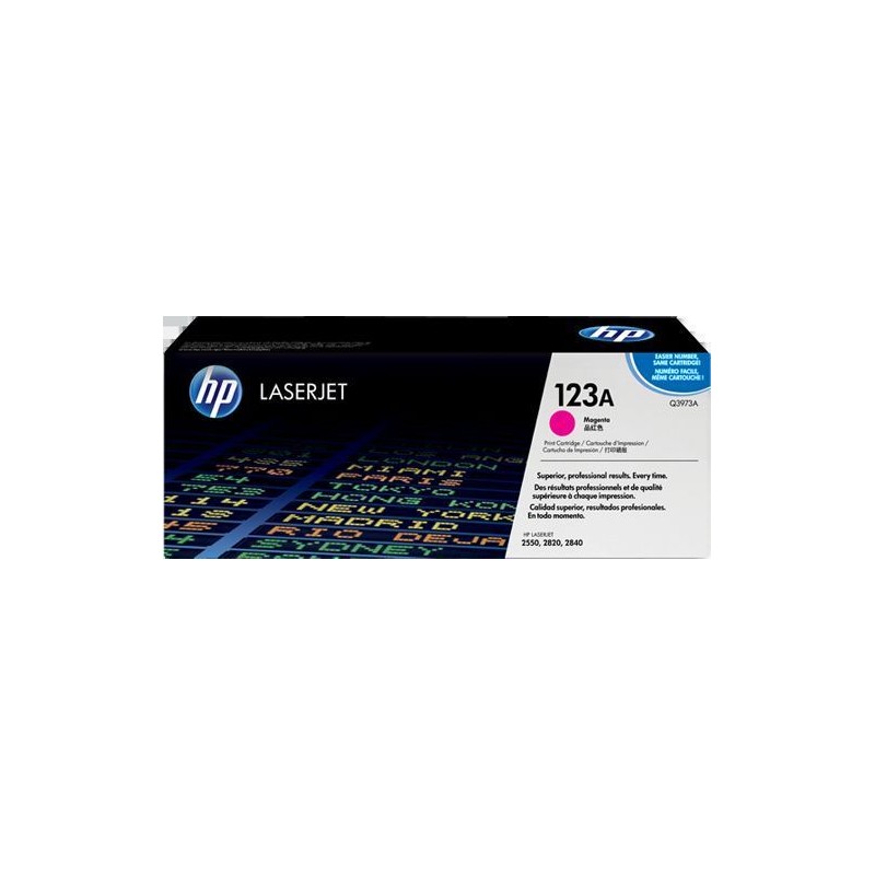 TONER HP N° 123A MAGENTA 2000 PAGES
