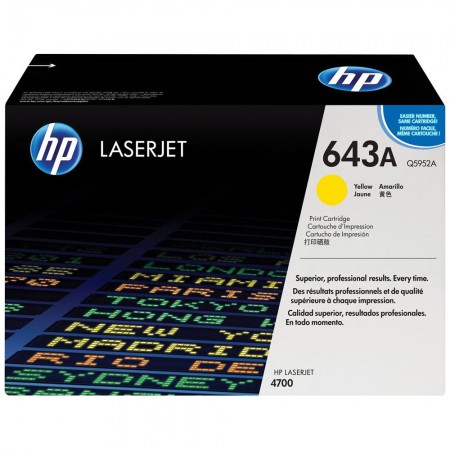 TONER HP N° 643A JAUNE 10000 PAGES