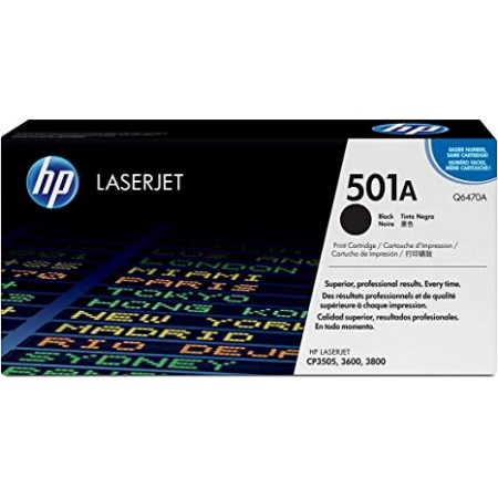 TONER HP N° 501A BLACK 6000...