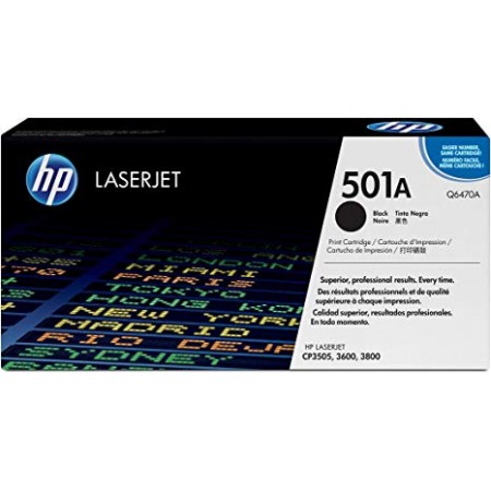 TONER HP N° 501A BLACK 6000 PAGES