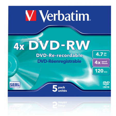 DVD-RW 4x 4.7GB VERBATIM...