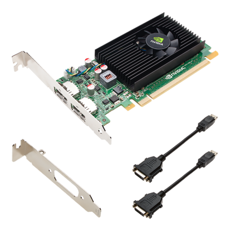 CARTE VIDEO 1GB PCI-exp X16 NVIDIA NVS 310 + ADAPT DisplayPort - DVI