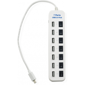 ADAPTATEUR USB TYPE-C 3.1 TO 7 PORTS