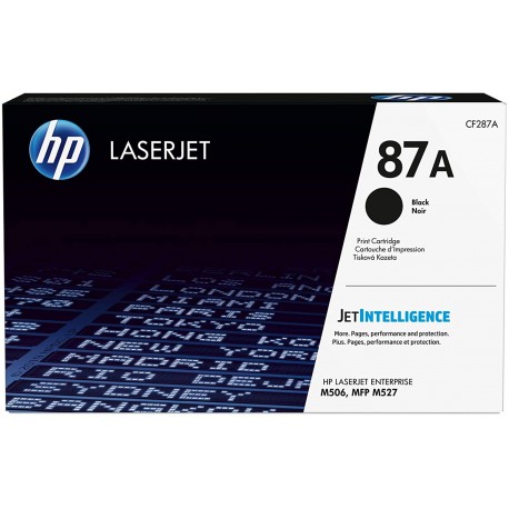 TONER HP N° 87A BLACK LJE M506DN  9000 Pages