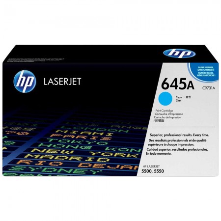 TONER HP N° 645A CYAN CLJ...