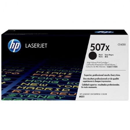 TONER HP N° 507X BLACK CLJ 500/M551DN  11 000 pages