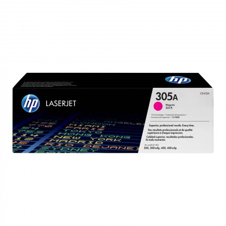 TONER HP N° 305A LASERJET PRO 300 / 400  MAGENTA COLOR 2600 pages