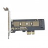 ADAPTATEUR M.2 PCI EXPRESS 1X TO M2 SSD NVME