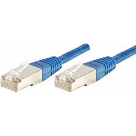 CORDON PATCH RJ45 FTP CAT 5E BLEU 0.7m