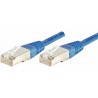 CORDON PATCH RJ45 FTP CAT 5E BLEU 0.7m