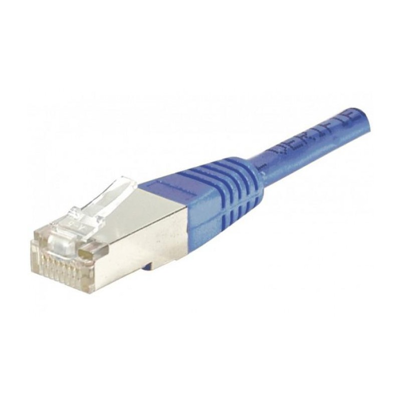 CORDON PATCH FTP CAT6 10m BLEU