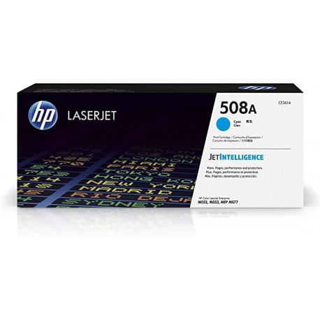 TONER HP N° 508A CYAN HP LJ MFP M577 / 5553DN 5 000 PAGES TONER HP N° 508A CYAN HP LJ MFP M577 / 5553DN 5 000 PAGES