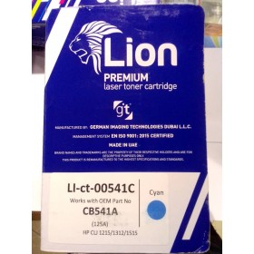 TONER LION GIT PREMIUM CB541A HP CLJ CP1210/1510 CM1300 CY