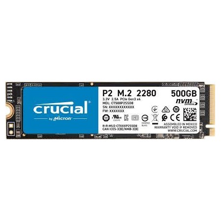 DISQUE DUR 500GB SSD NVME PCIE M2 2280