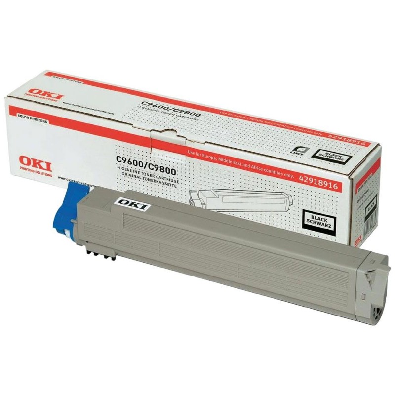 TONER OKI NOIR 15000 PAGES POUR IMPRIMANTE C9600DN, C9600DHTN