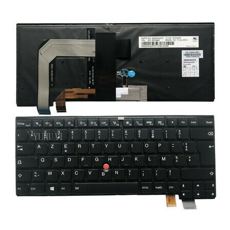 CLAVIER LENOVO THINKPAD RETROECLAIRE T460s FR