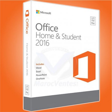 MICROSOFT OFFICE 2016 HOME AND STUDENT 1 PC UNIQUEMENT