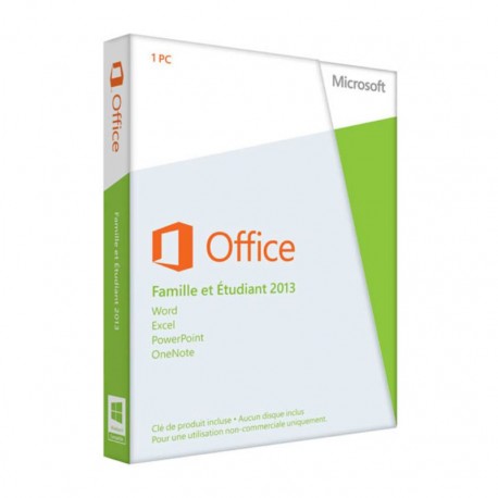 MICROSOFT OFFICE FAMILY AND STUDENT 2013 1PC