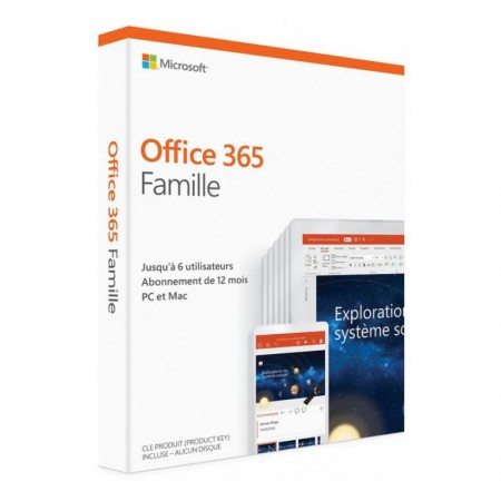 MICROSOFT OFFICE 365 HOME FOR AFRICA 6 USERS PC /MAC  1AN