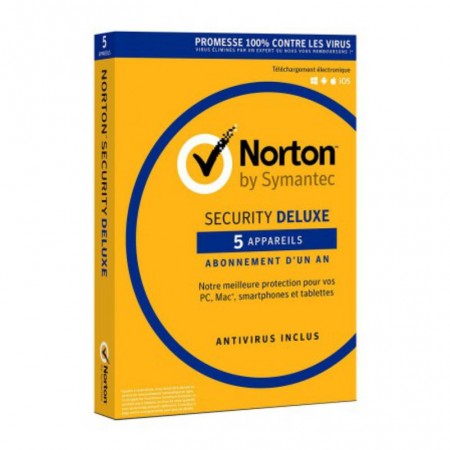 NORTON SECURITY AFRIQUE DELUXE 1 USER 5 DIVICES