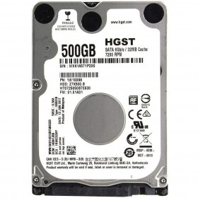 DISQUE  DUR HITACHI  HGST TRAVELSTAR 500 GB SATA  2.5 '' 7200 rpm