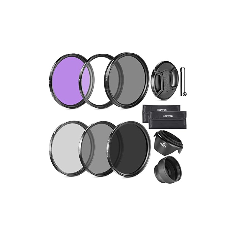 FILTRE 52MM KIT DE 3 ( UV, Fluorescent, Polarisant) NIKON D800