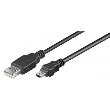 CORDON USB A -  MINI USB B 5P 0.5m M-M