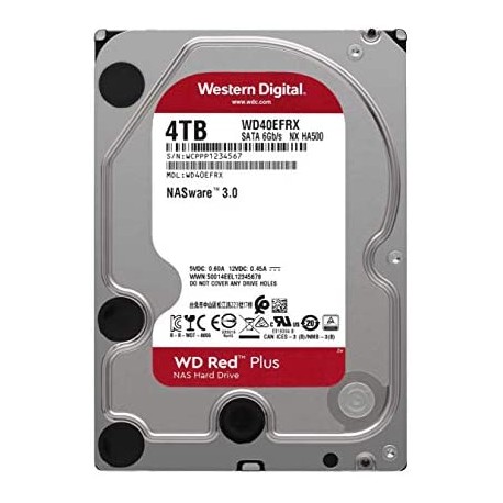 WD RED PLUS Disque HDD 3.5 4To