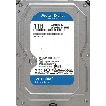 DISQUE DUR 1TO WD BLUE SATA 3.5 6Gb/s 5400tpm 64 Mo