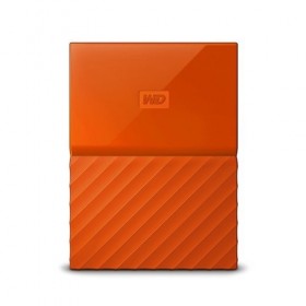 DISQUE DUR EXTERNE 2T0 USB WESTER DIGITAL MY PASSPORT ORANGE