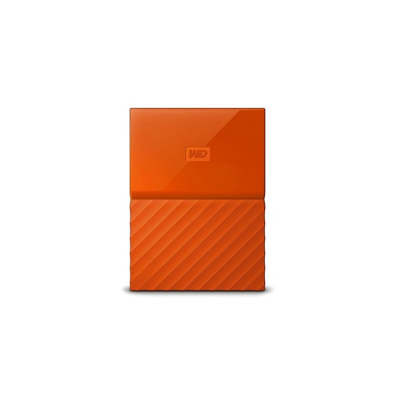 DISQUE DUR EXTERNE 2T0 USB WESTER DIGITAL MY PASSPORT ORANGE