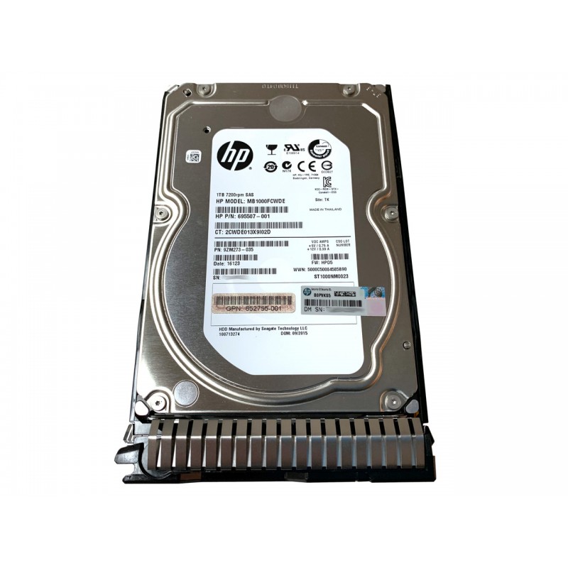 DISQUE DUR 1TB 3.5" 6G SAS 7.2 K