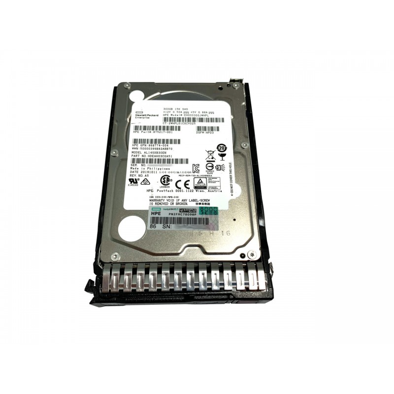 DISQUE DUR  300 GB  2.5 ''  SAS  12G   15K   FOR  GEN 9 / GEN10