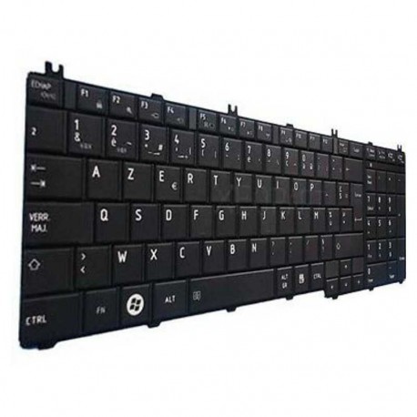 CLAVIER FRANCAIS POUR LAPTOP compatible toshiba L500-19X/L550D-11F/11