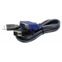CABLE KVM USB +VGA 1.8m TRENDNET