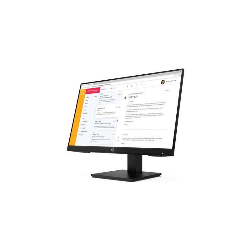 ECRAN HP 23.8" HDMI / VGA / DisplayPort, Haut-parleurs