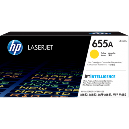 TONER HP N° 655A YELLOW CLJ...