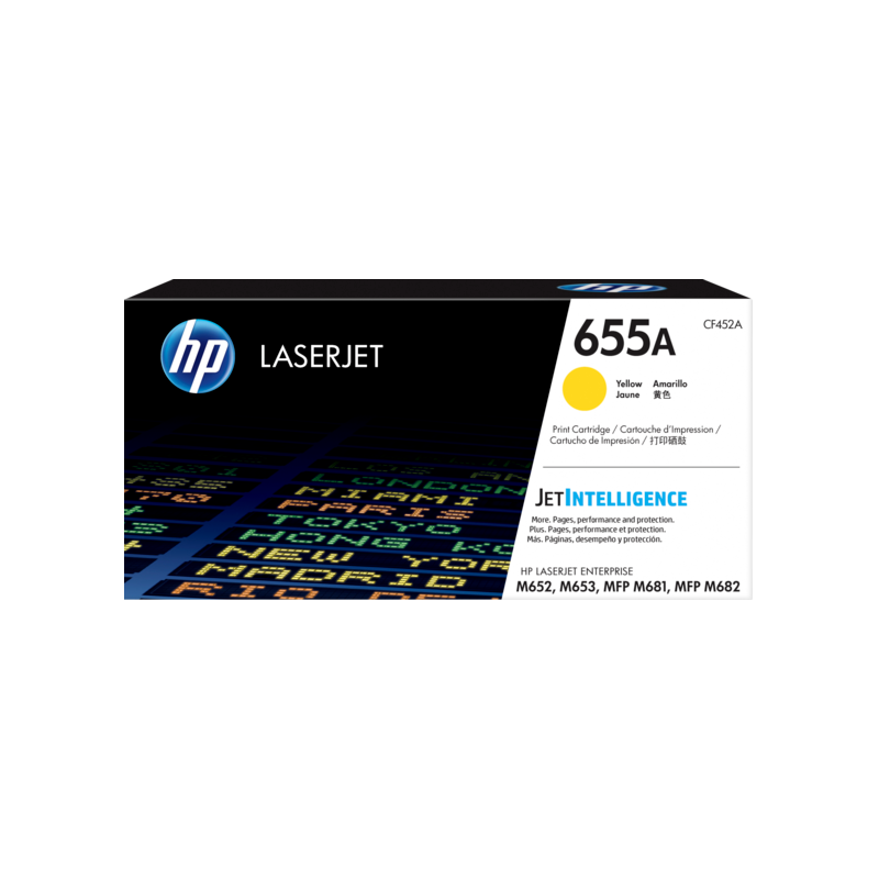 TONER HP N° 655A YELLOW CLJ ENTERPRISE M653 MFP M681 M682