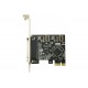 CARTE PCI-EXPRESS 1 PORT PARALLELE