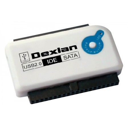 ADAPTATEUR USB 2.0 VERS IDE / SATA 60 CM DEXLAN