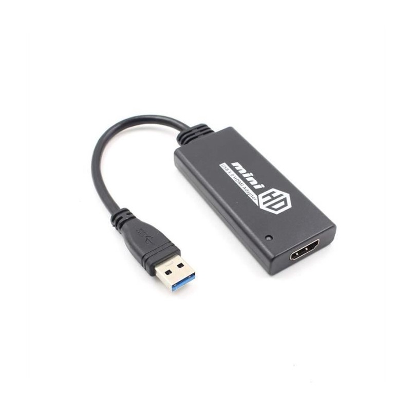 ADAPTATEUR USB 3.0 MALE VERS HDMI FEMELLE 1080P MICRO CONNECT